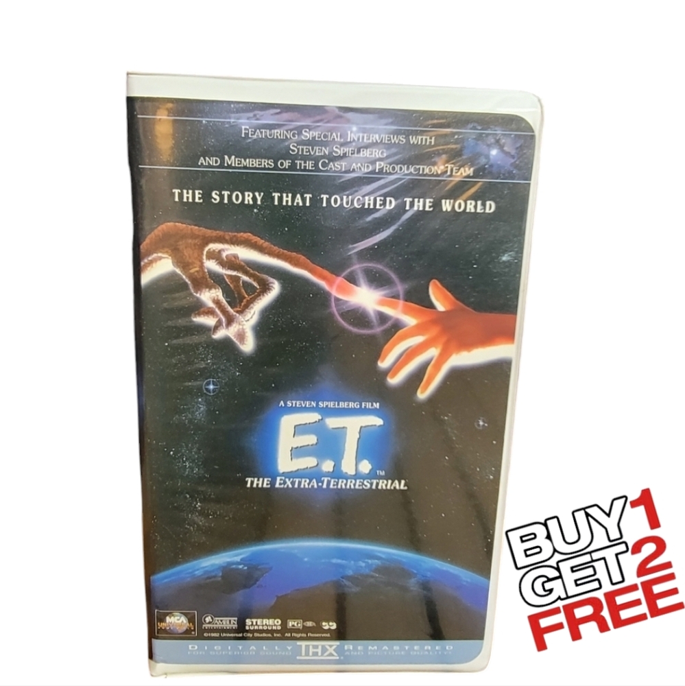 1996 VHS‎ E.T. The Extra-Terrestrial Film Steven Spielberg